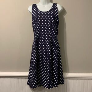 100% Cotton Women Polka Dot Dress
X Back Strap Zipper Dress